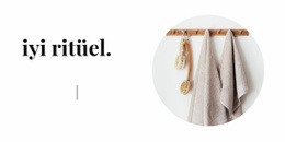 Banyo Ritüelleri - Duyarlı Web Sitesi Şablonları