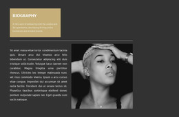 Free WordPress Theme For Biography Of The Italian Model