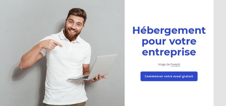 Hébergement web premium Modèles de constructeur de sites Web