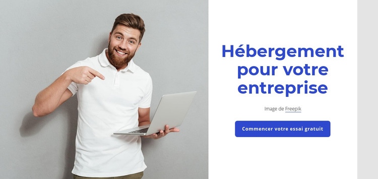 Hébergement web premium Créateur de site Web HTML