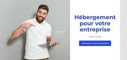 Hébergement Web Premium - Modèle Web HTML