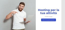 Hosting Web Premium Modello Gratuito