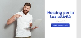 Hosting Web Premium - Modello HTML5 A Pagina Singola