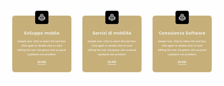 Tre parametri Modello HTML5