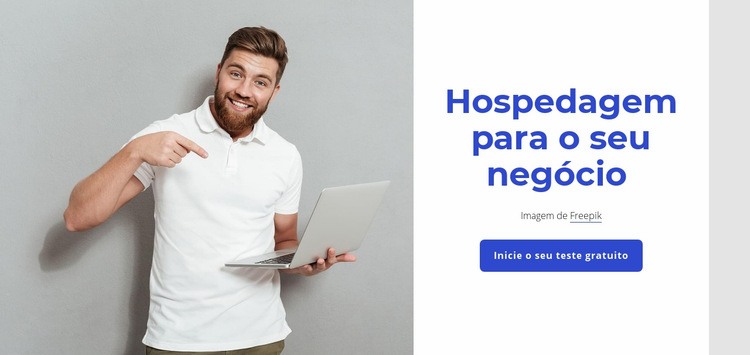 Hospedagem na web premium Construtor de sites HTML