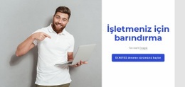 Premium Web Barındırma Için Özel Tek Sayfalık Şablon