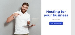 Premium Web Hosting - Webpage Layout
