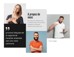 Avantages Du Travail D'Équipe - Design HTML Page Online