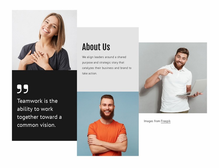 Benefits of  teamwork Wix Template Alternative