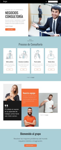 Grupo De Consultoría - Plantilla HTML Gratuita