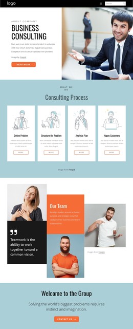 Consulting Group - Free HTML Template