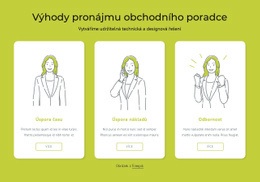 Výhody Pronájmu Obchodního Poradce HTML Šablona