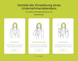 Seitenlayout Für Vorteile Der Beauftragung Eines Unternehmensberaters