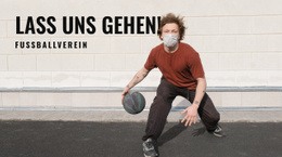 Straßenfußballwettbewerb - Website-Builder Zur Inspiration