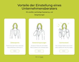 Vorteile Der Beauftragung Eines Unternehmensberaters - Modernes Website-Modell