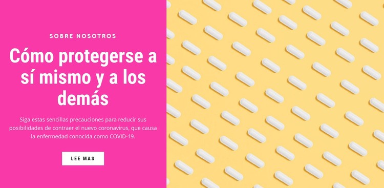 Protege tu salud Diseño de páginas web