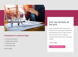 Une Conception De Site Web Exclusive Pour Commencez À Vendre En Ligne