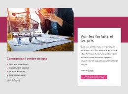 Commencez À Vendre En Ligne - Créateur De Sites Web Modernes