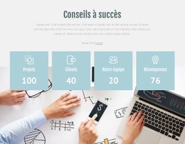 Accompagnement Des Succès - Design HTML Page Online