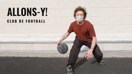 Compétition De Football De Rue - Modèle Polyvalent D'Une Page