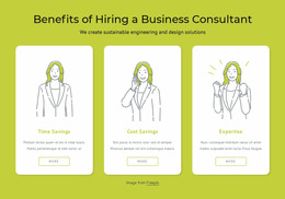 Benefits Of Hiring A Business Consultant - HTML Layout Generator