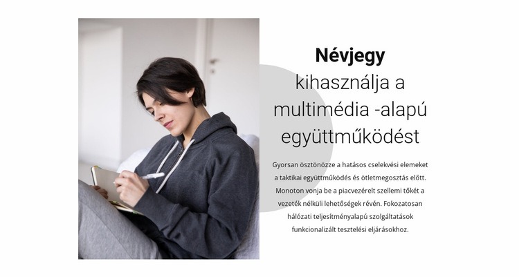 Verseny fiatal tervezők számára HTML Sablon