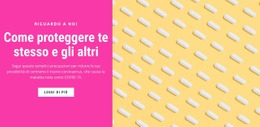 Proteggi La Tua Salute - Ispirazione Per Il Mockup Del Sito Web