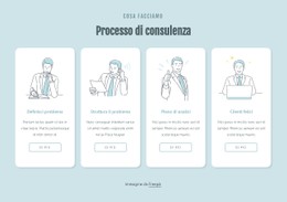 Processo Di Consultazione Modello Di Layout CSS