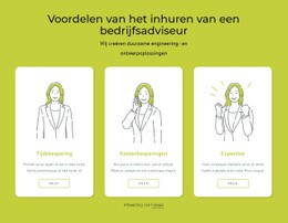 Voordelen Van Het Inhuren Van Een Bedrijfsadviseur - Bestemmingspagina Voor E-Commerce