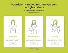 Voordelen Van Het Inhuren Van Een Bedrijfsadviseur - Modern Websitemodel