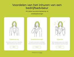 Bootstrap-Themavariaties Voor Voordelen Van Het Inhuren Van Een Bedrijfsadviseur