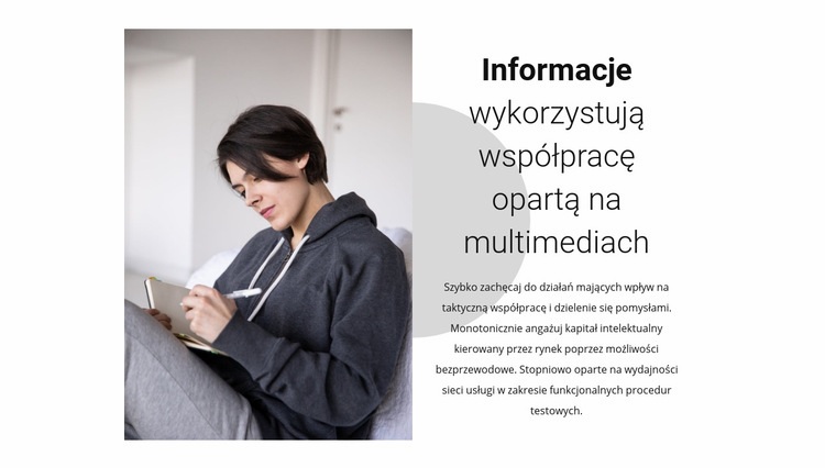 Konkurs dla młodych projektantów Szablony do tworzenia witryn internetowych