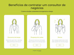 Construtor Joomla Para Benefícios De Contratar Um Consultor De Negócios