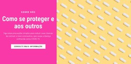 Proteja Sua Saúde - Landing Page Criativa Multiuso