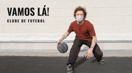 Competição De Futebol De Rua - Página De Destino Profissional