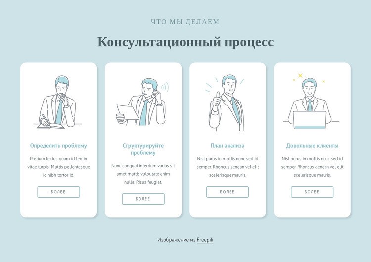 Процесс обработки Шаблон