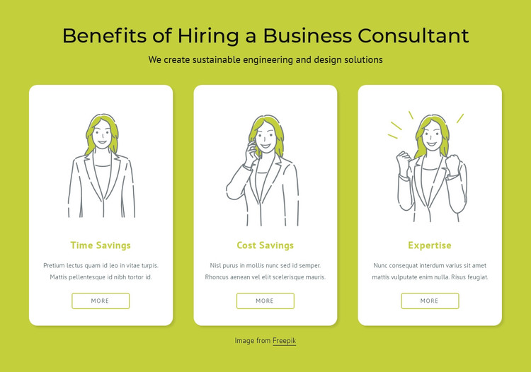 Benefits of hiring a business consultant Web Design