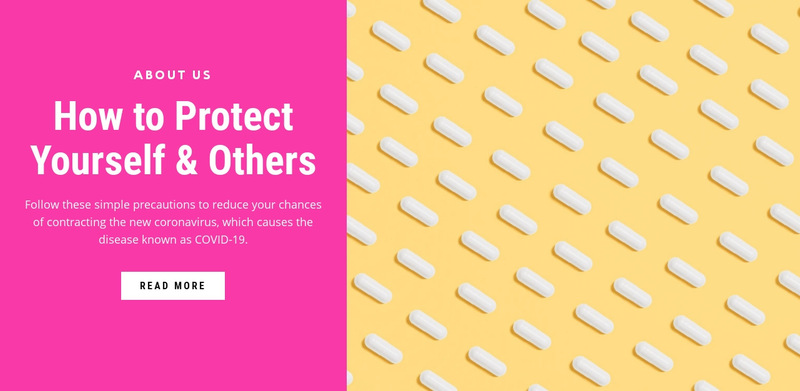 Protect your health Wix Template Alternative