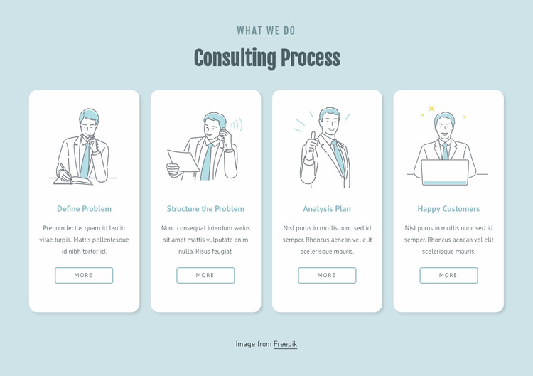 Consuting process WordPress Website Builder