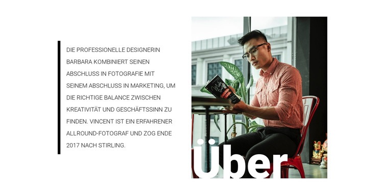 Über Business Coach Vorlage