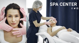 Spa-Center - Website-Modell Für Jedes Gerät