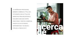 Acerca Del Coach Empresarial: Creador De Sitios Web Creativo Y Multipropósito