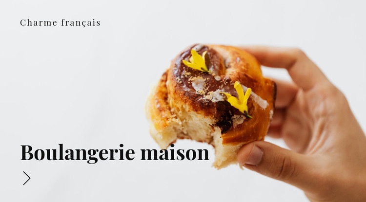 Recettes de pâtisserie maison Conception de site Web