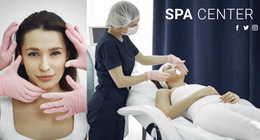 Exclusieve HTML5-Sjabloon Voor Spa Centrum