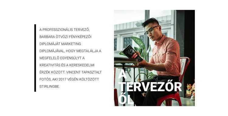 Az üzleti coachról Weboldal tervezés