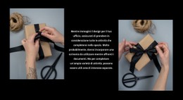 HTML5 Reattivo Per Idee Regalo