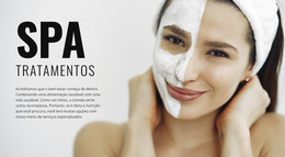 Design HTML Para Tratamento De Spa