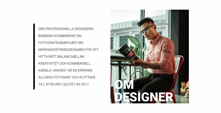 Om affärscoach WordPress -tema