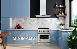 İç Mekanda Minimalist Tasarım Yönetici Şablonları