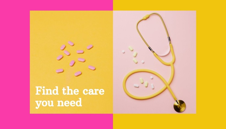 The care you need CSS Template